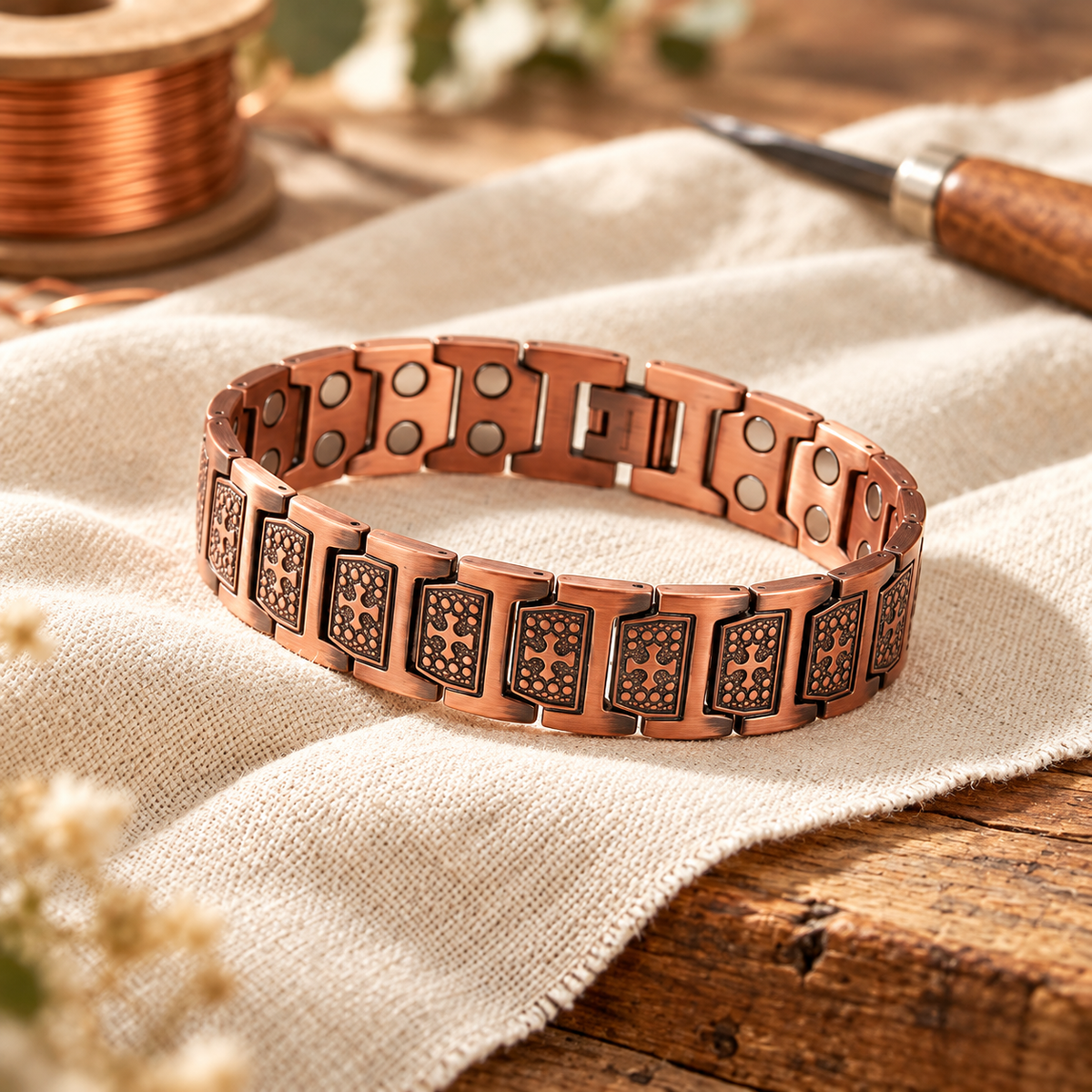 Pulsera de Cobre para Hombre Gale