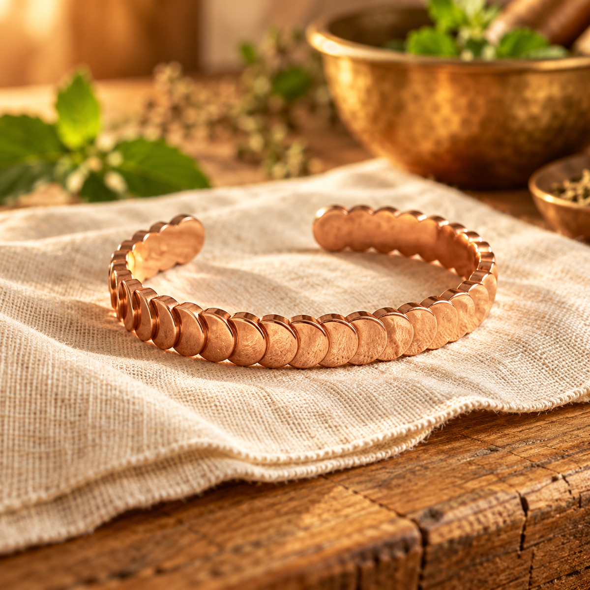 Brazalete de Cobre Marea